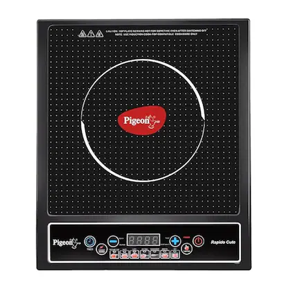 Pigeon Rapido Cute Induction Induction Cooktop (Black, Push Button) - Image 2